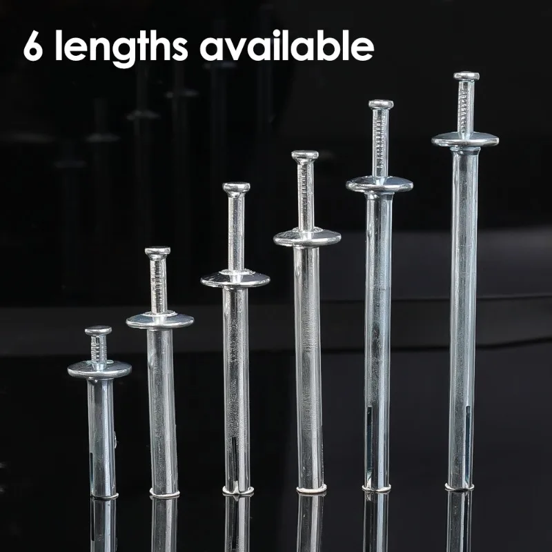 10PCS Hammer Drive Rivet Steel Percussion Expansion Nail Kit Knock Type Tapping Screws for Concrete Walls Furniture Fasteners image 2