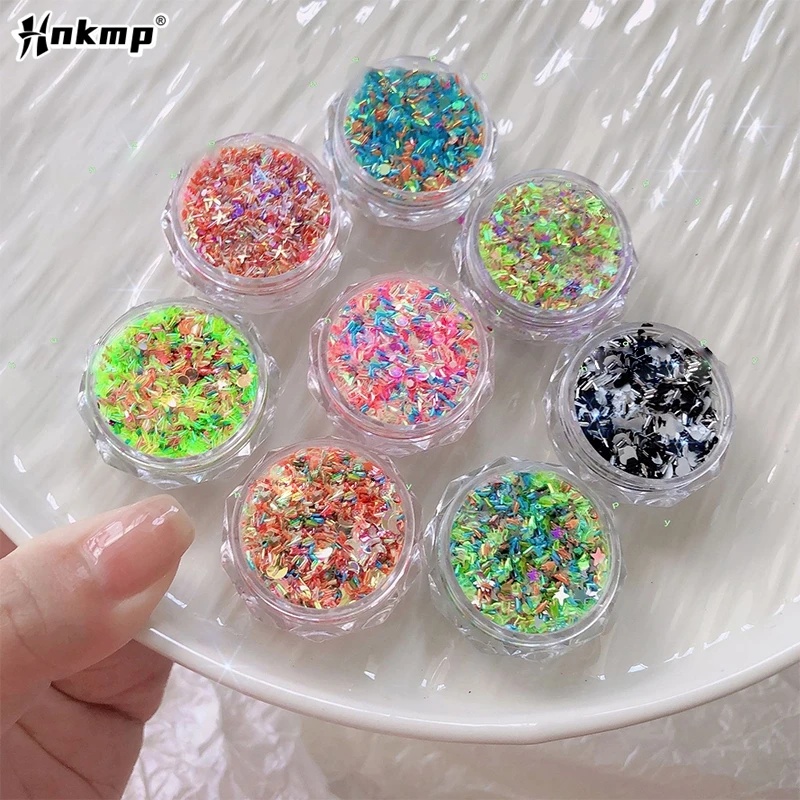 Mix Sequins Macaron Flower Snowflake Star Loose Sequin for Crafts Nail Art Glitter Paillettes DIY Confetti Accessories