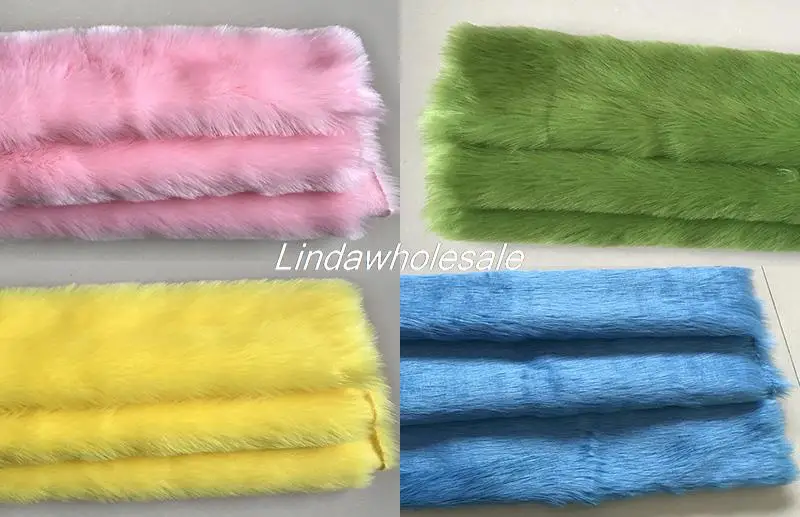 Wholesale 2.5cm pile plush fabric,faux fur fabric,DIY handmade material,Counter display cloth,