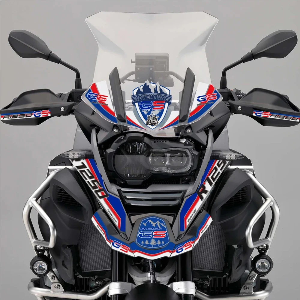 For R1200GS R 1200 GS R1200 Adventure Motorcycle raccessory Fairing Windshield handguard Tank Pad Pvc Stickers Body Protecto