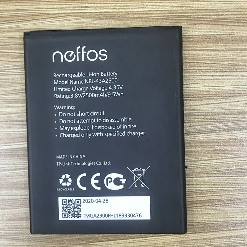 

Аккумулятор NBL-43A2500 NBL 43A2500 2500 мАч