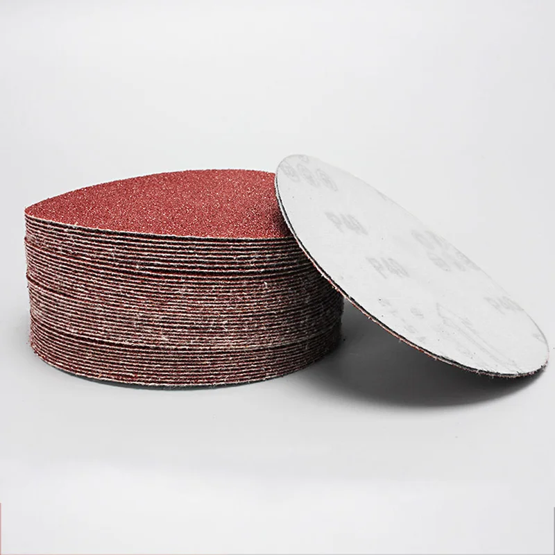 Papel de lija para coche, disco de desbarbado, pulido flocado, 40-2000Grit práctico, 4 pulgadas/100mm
