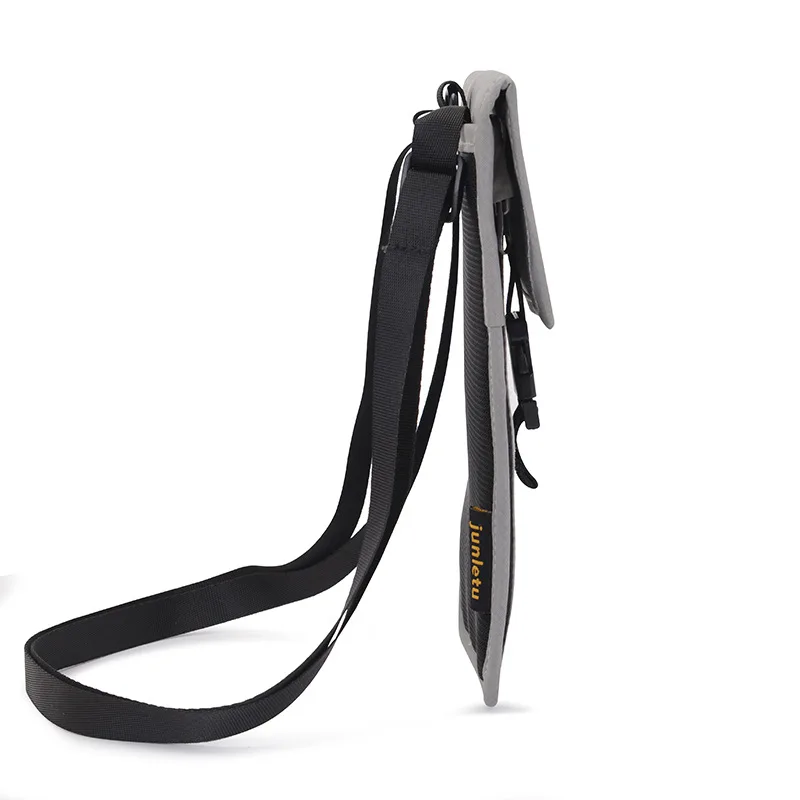 حقيبة صغيرة متعددة الوظائف بشريط حول الرقبة للسفر في الخارج ومحفظة للعملات المعدنية وحافظة واقية لجواز السفر ومحفظة بطاقة الهوية بموجات الراديو #4