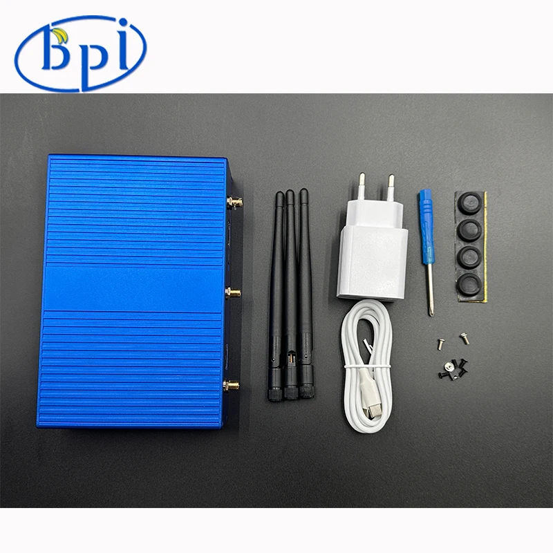 Banana Pi Bpi OpenWrt One Router EU/US Optioneel Open Source MT7981B Chipoplossing WiFi6 1GB DDR4 2.5GbE RJ45 Gigabit Ethernet