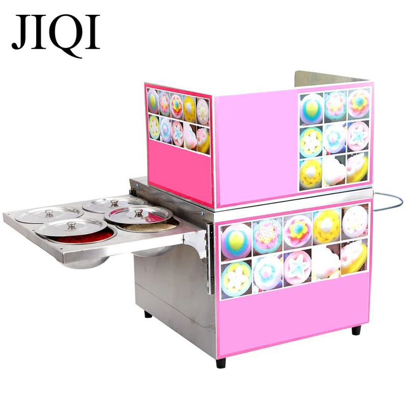 Commercial Fancy Cotton Candy Maker Stainless Steel Gas/Electric Snake Sweet Candy Sugar Floss Flower Fancy Marshmallow Machine