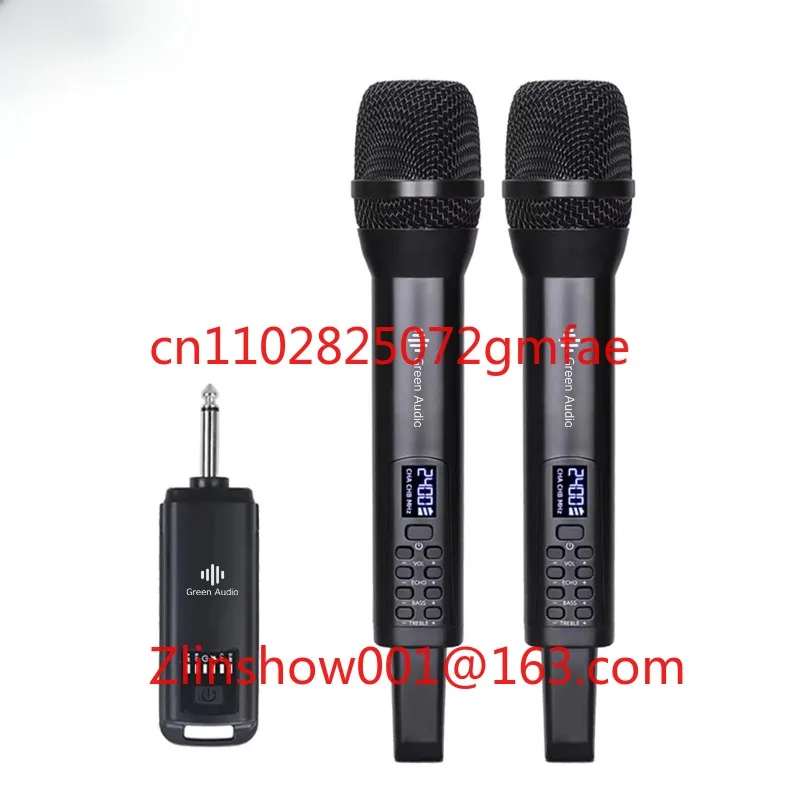 Good Price Professional Recharging Karaoke Singing Reverb Adjusted 4 Channel 2.4G Microphone