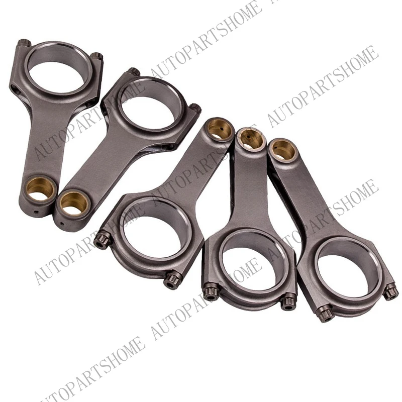 Z... Forged Steel H-Beam Connecting Rods+ARP2000 Bolts Set for Volvo S60 R 2.5L 143mm