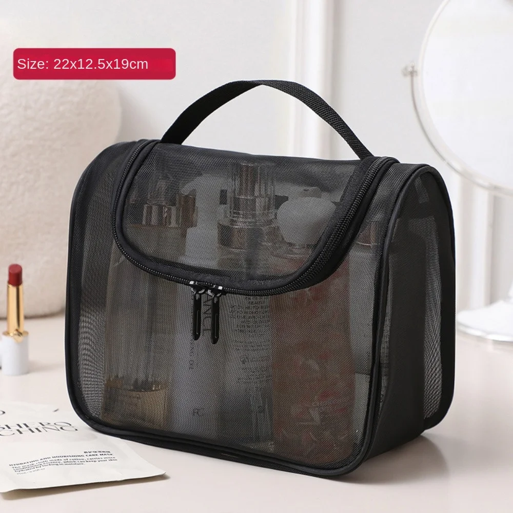 Hot Sale Large Capacity Toilet Bag Handheld Portable Cosmetic Bag Transparent Storage Bag Bathroom Accessories