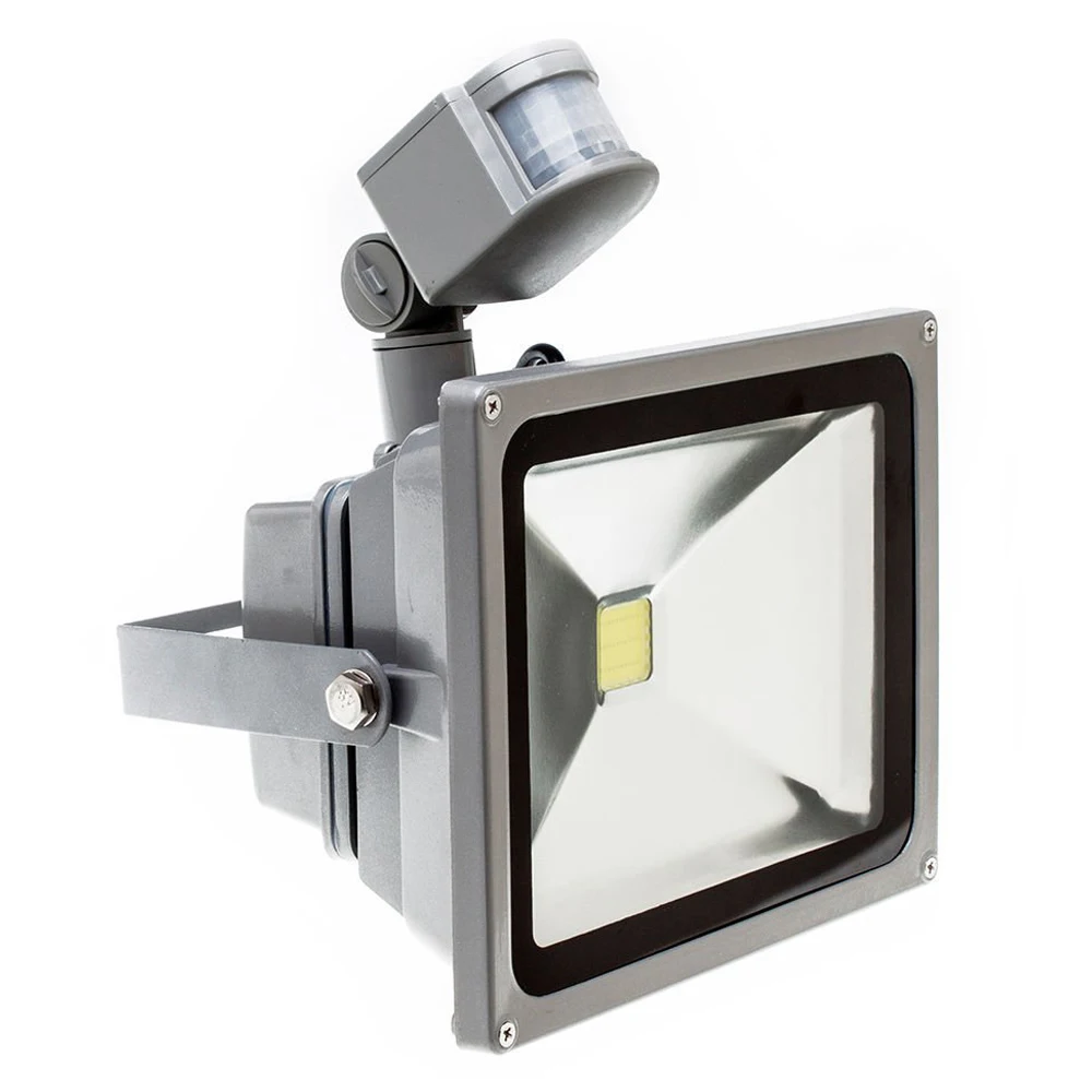 

Warm White LED Spotlight floodlight Spotlight floodlight with LED lighting and PIR motion sensor (10 Watts)