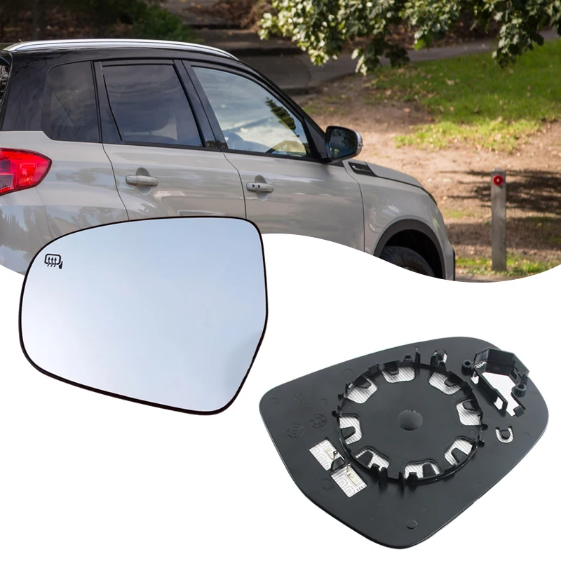 Car Rearview Mirror Glass For Suzuki Vitara S-Cross 2016 2017 2018 Reversing Lens Reflector Glass Side Mirrors With Heating