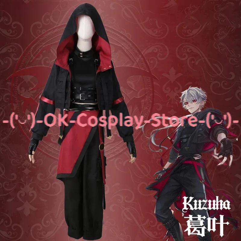 

Yutuber Vtuber Kuzuha Cosplay Costume Fancy Party Suit Coat Shirt Pants Halloween Carnival Uniforms Custom Made