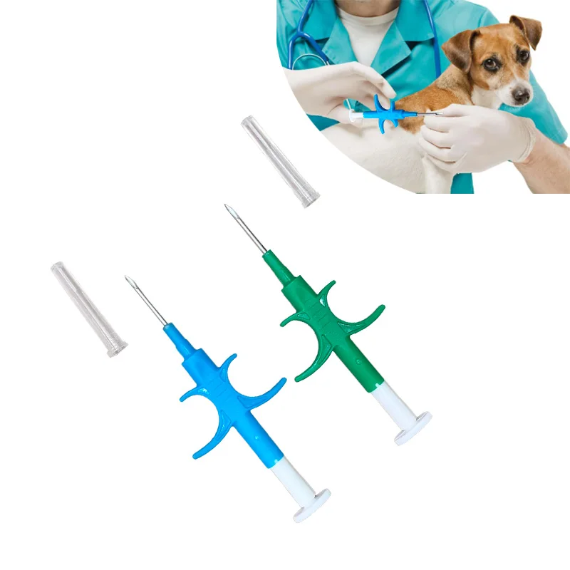 100 peças micro transponder injetível de alta qualidade 2.12x12mm com seringa rfid FDX-B 134.2khz etiqueta de vidro para gato cão animal gado