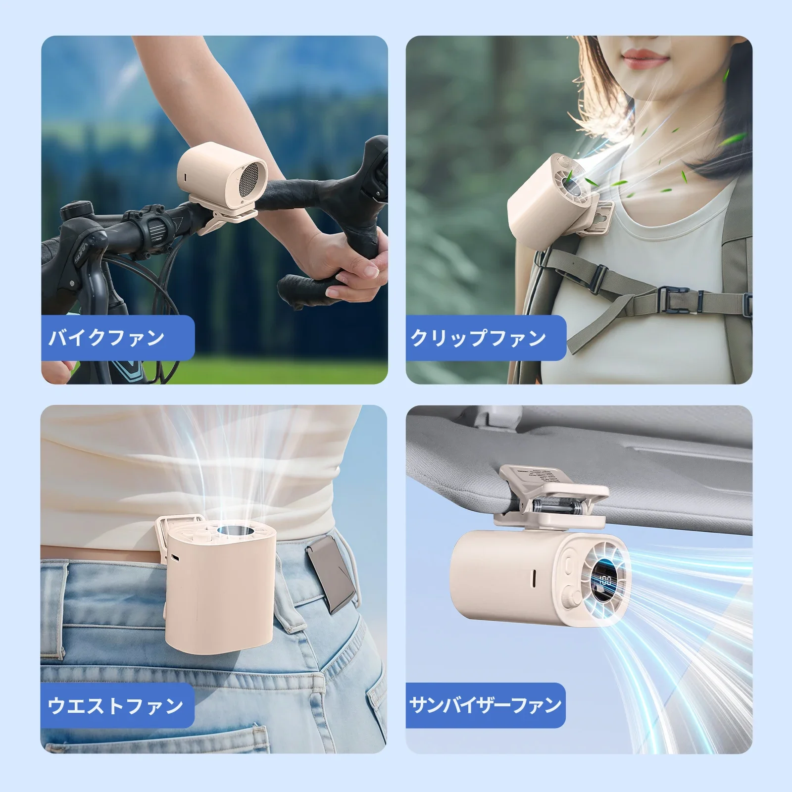 Eary مشبك صغير على مروحة USB محمولة مروحة صغيرة 0-100 تعديل السرعة قابلة للشحن شخصية مع شاشة LED لمظلة مكتب الصالة الرياضية