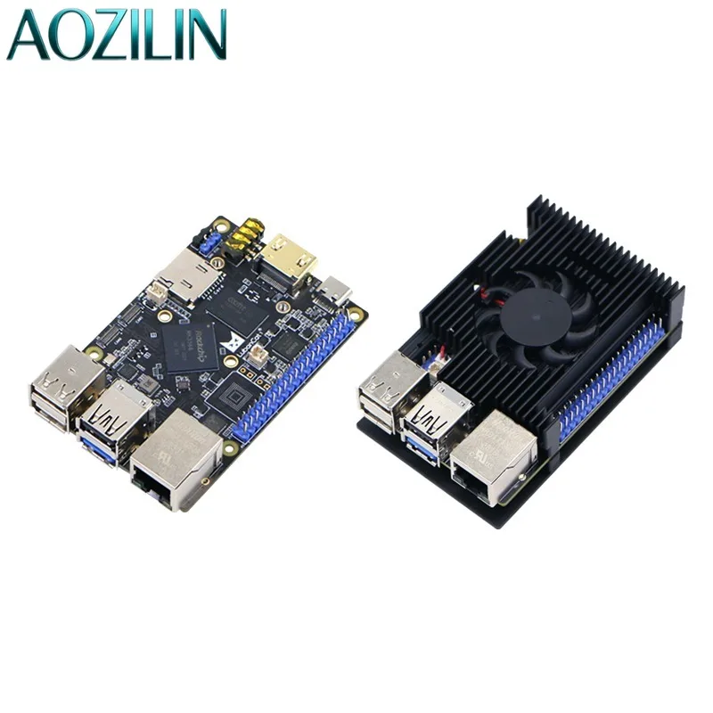 

AOZILIN RK3566 Embedded Development Board Support ROS Ubuntu Linux With Heat Sink