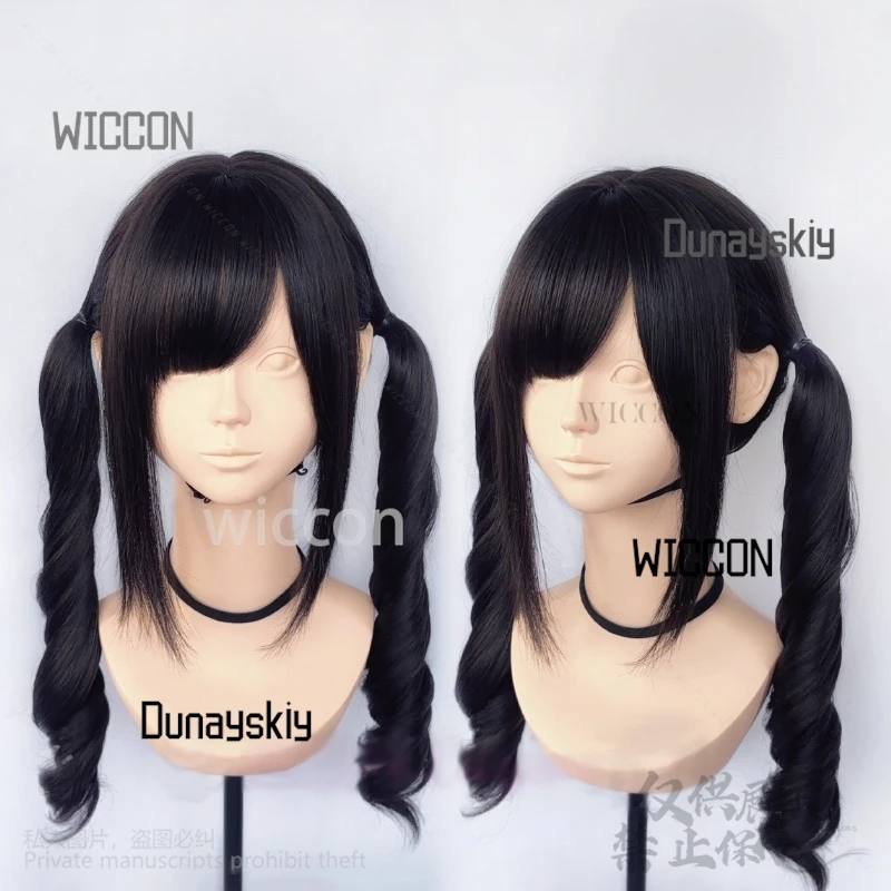 اليابانية جيراي كي الفتيات تأثيري أنيمي Nyashka كوس شعر مستعار اصطناعي لوليتا جميل الحلو Y2K عناقيد حفلة الهالوين كوس JK أغطية الرأس