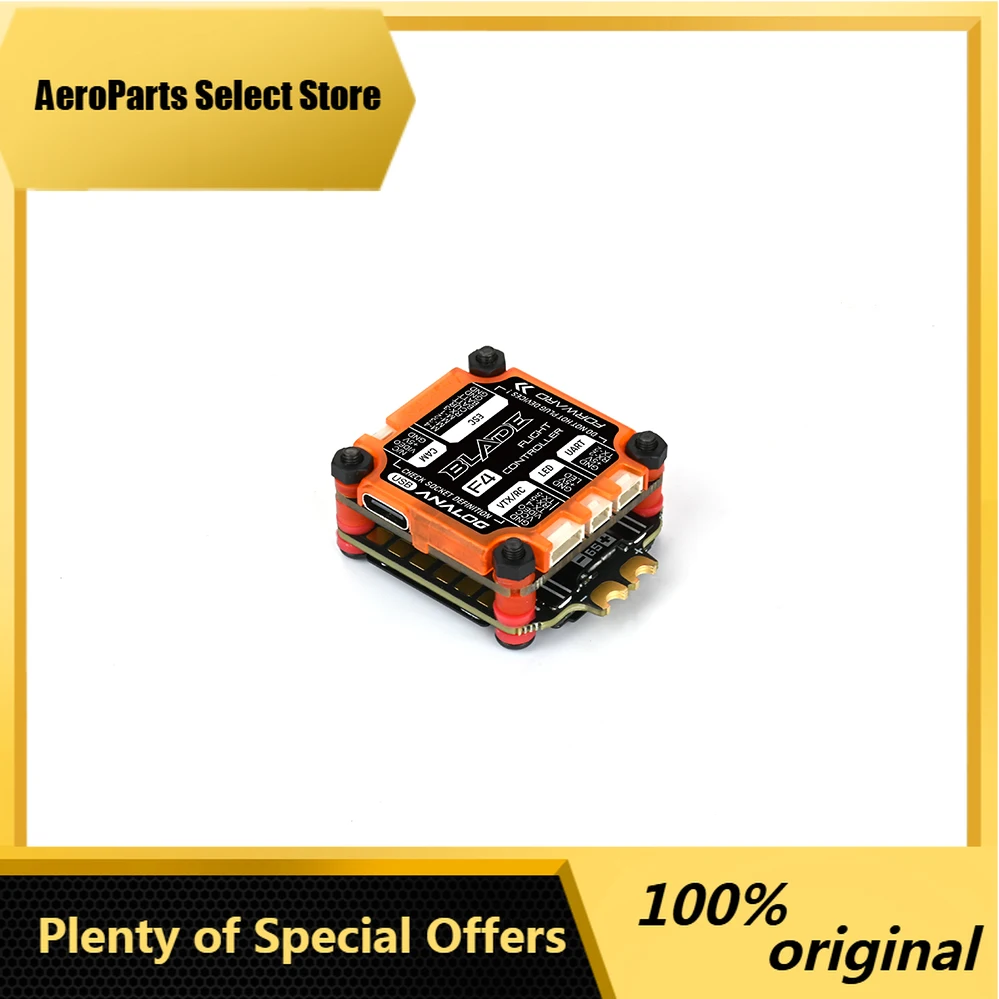 AeroPartsRUSHFPV RUSH BLADE F405 Stack F405 Flight Controller w/ 50A Sport F4 ESC 128K FC&ESC Stack for RC FPV Freestyle Drone