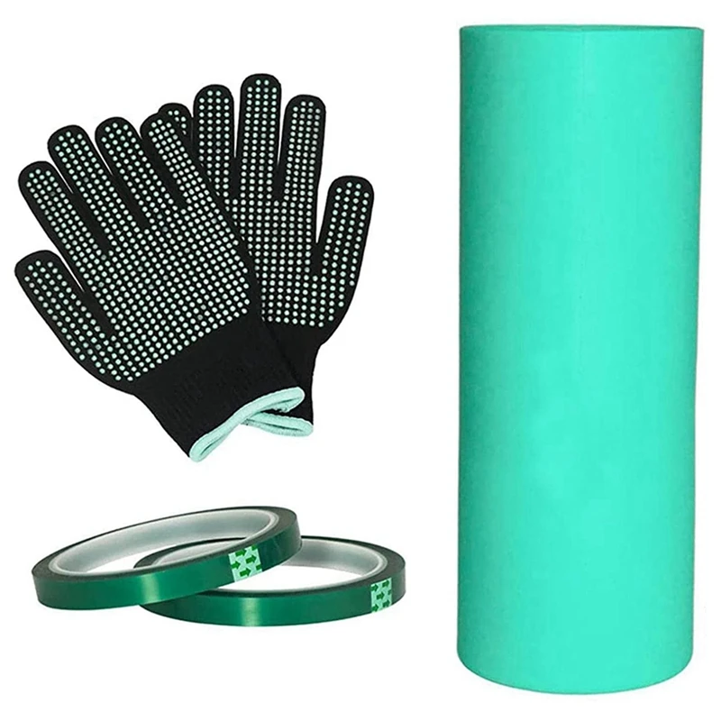 2X Silicone Sleeve For Sublimation, Seamless Heat-Resistant Silicone Sleeves Bands With Transfer Tapes