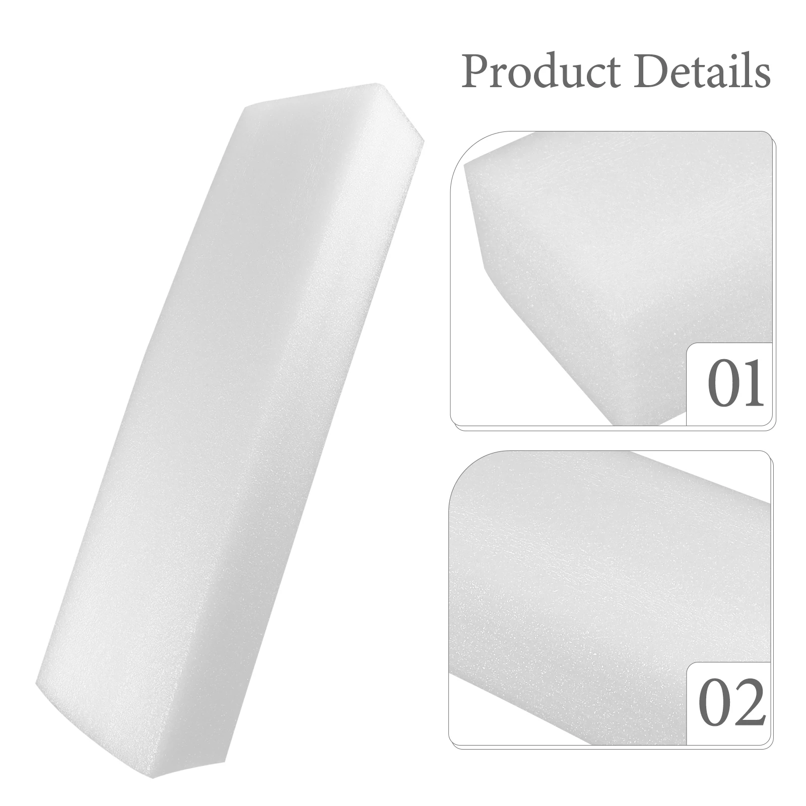 

Foam Block Base 50cm White Board for Flower Arrangement Lightweight Craft Supplies Floral Decorations DIY Foam