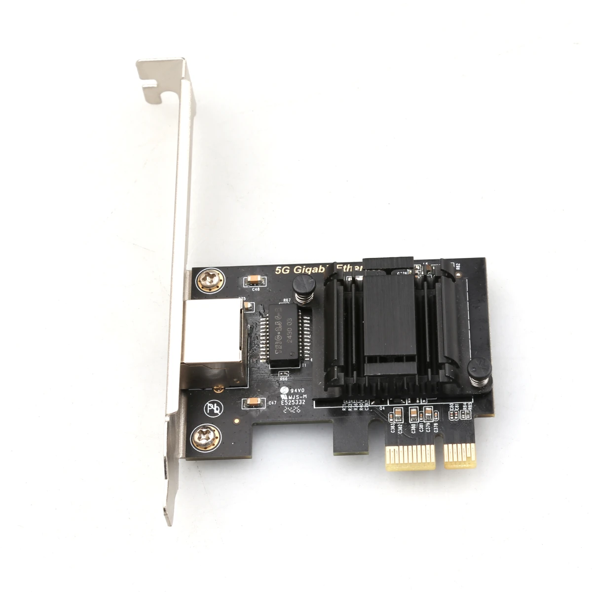 5G PCI-E To RJ45 Network Card RTL8126 Chip Gigabit Ethernet PCI Express Network Card 10/100/2500/5000Mbps For Desktop