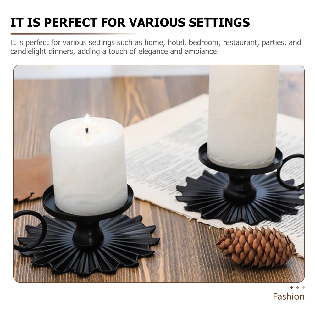 

Retro Metal Holder Handheld Iron Art Vintage Decorative Stand For Home Bedroom Restaurant Use Aromatherapy Candles