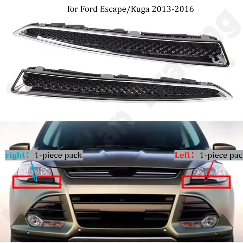 

Декоративная накладка на нижнюю часть фары/рамка противотуманной фары/декоративные элементы экстерьера автомобиля для Ford Escape/Kuga 2013-2016