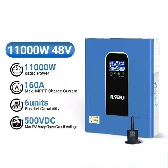 48v 11kw Parallel 11 Kw 11000w 380 Hybrid 3  Solar Hybrid Inverter