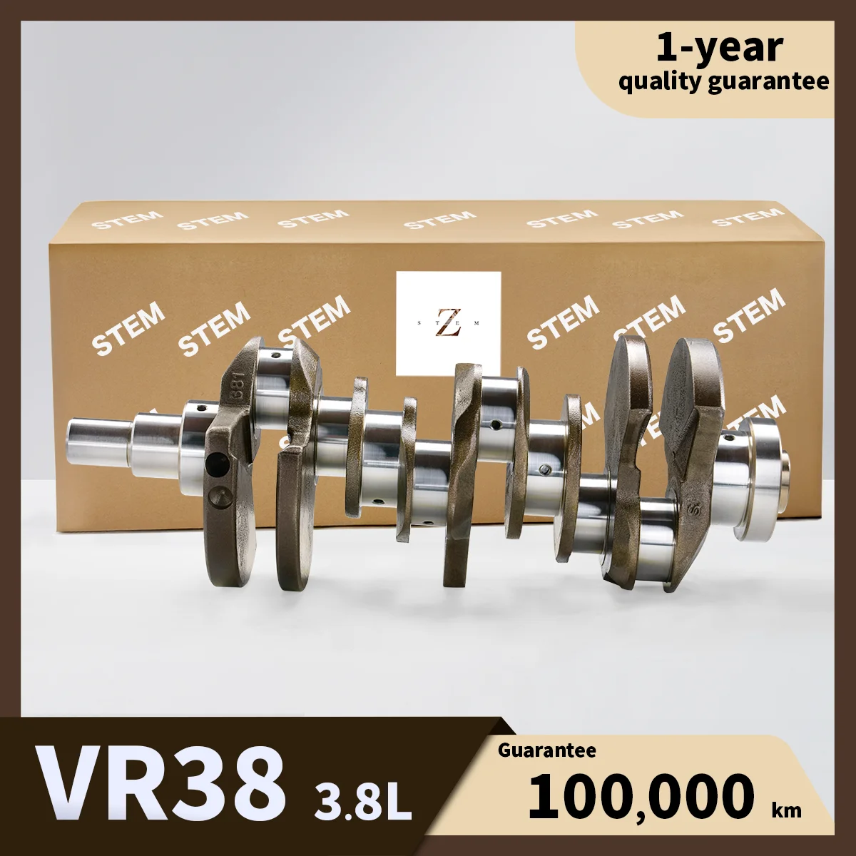 12201-JF00A Crankshaft for GT-R R35 Model Engine Model VR38DETT 3.8L Twin-turbo V6 Petrol Engine 12 Months Warranty