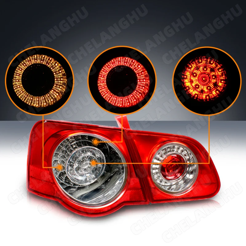 Auto LED Rear Tail Light  For VW Passat B6 Sendan 2006 2007 2008 2009 2010 2011 Car-Styling Outer inner left right side