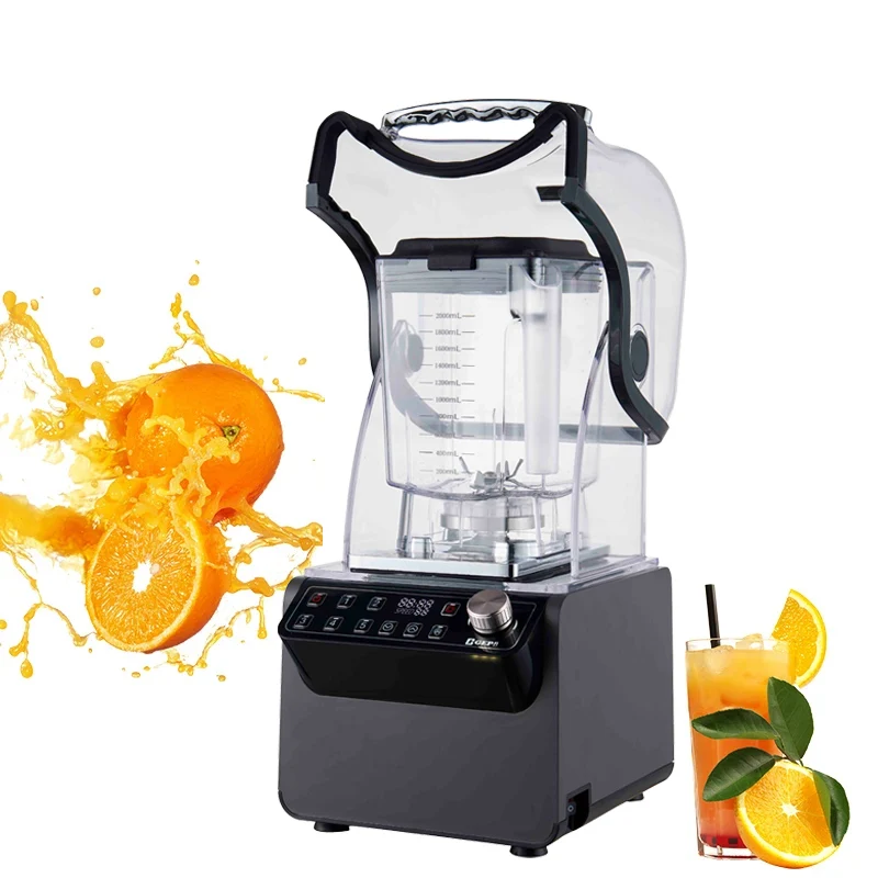 

Factory Direct Professional Heavy Duty Ice Crusher Machine 1800W Commercial Smoothie Blender Machine
