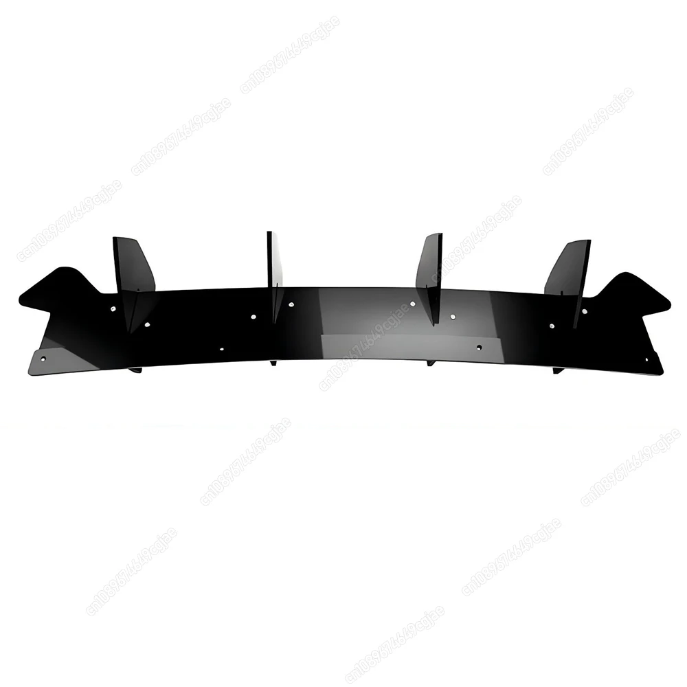 Picture 7: For Ford Focus ST MK4 2018 To 2021 ABS Gloss Black Car Rear Bumper Diffuser Spoiler Lip Protector Splitter Cover Body Kit Tuning