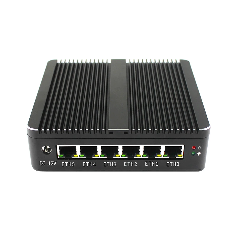 BKHD 2023 Pfsense Firewall Router Mini PC 6 LAN Intel Celeron 3867U 5205U J4125 1Gbps 2.5Gbps Ethernet Ports OPNsense OEM ODM