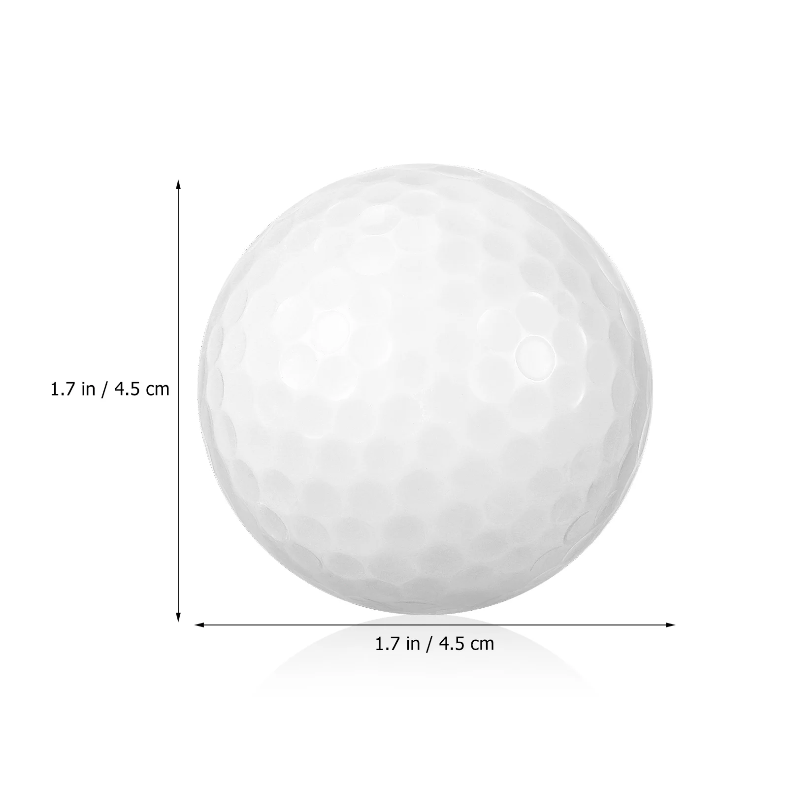 8-delige duurzame bal kind golfdecoraties synthetisch rubber gekleurde ballen voor afstandstraining