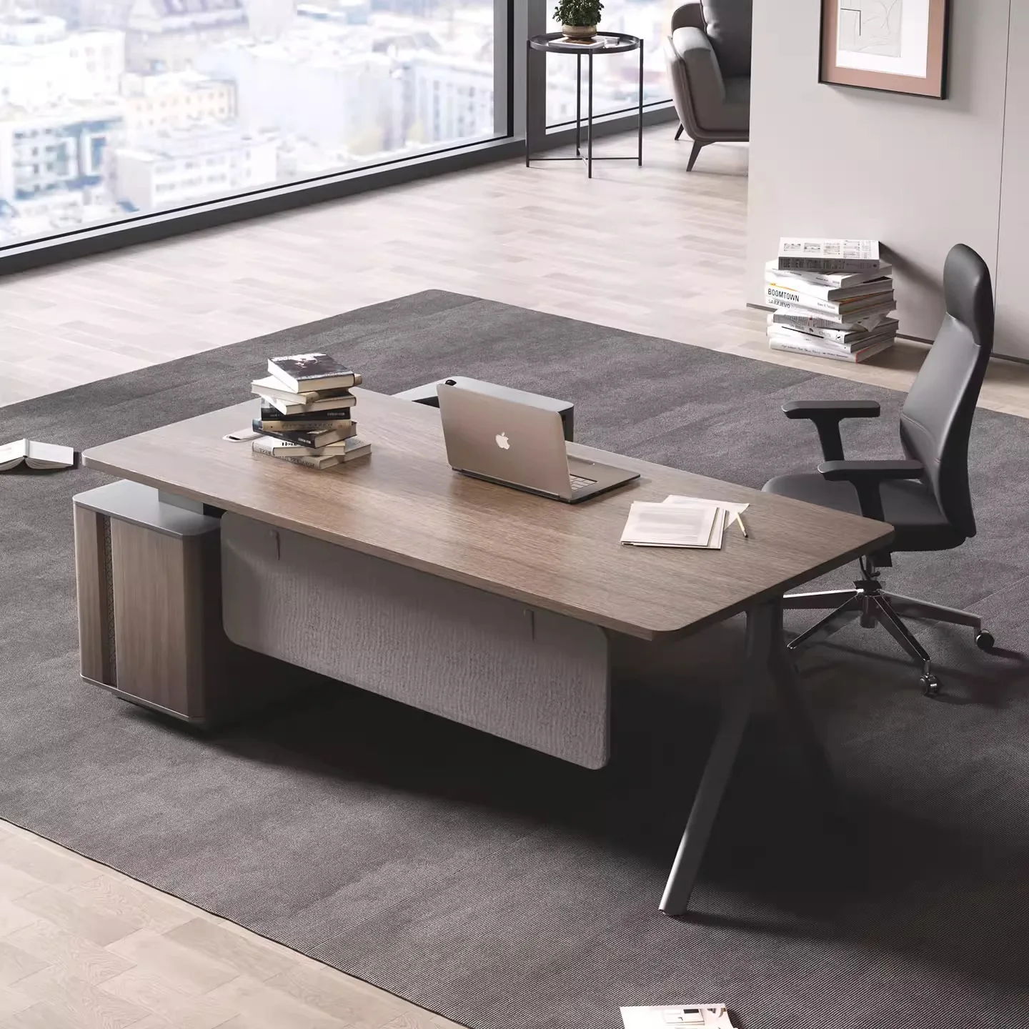 Boss desk desk manager office desk and chair combination set office furniture