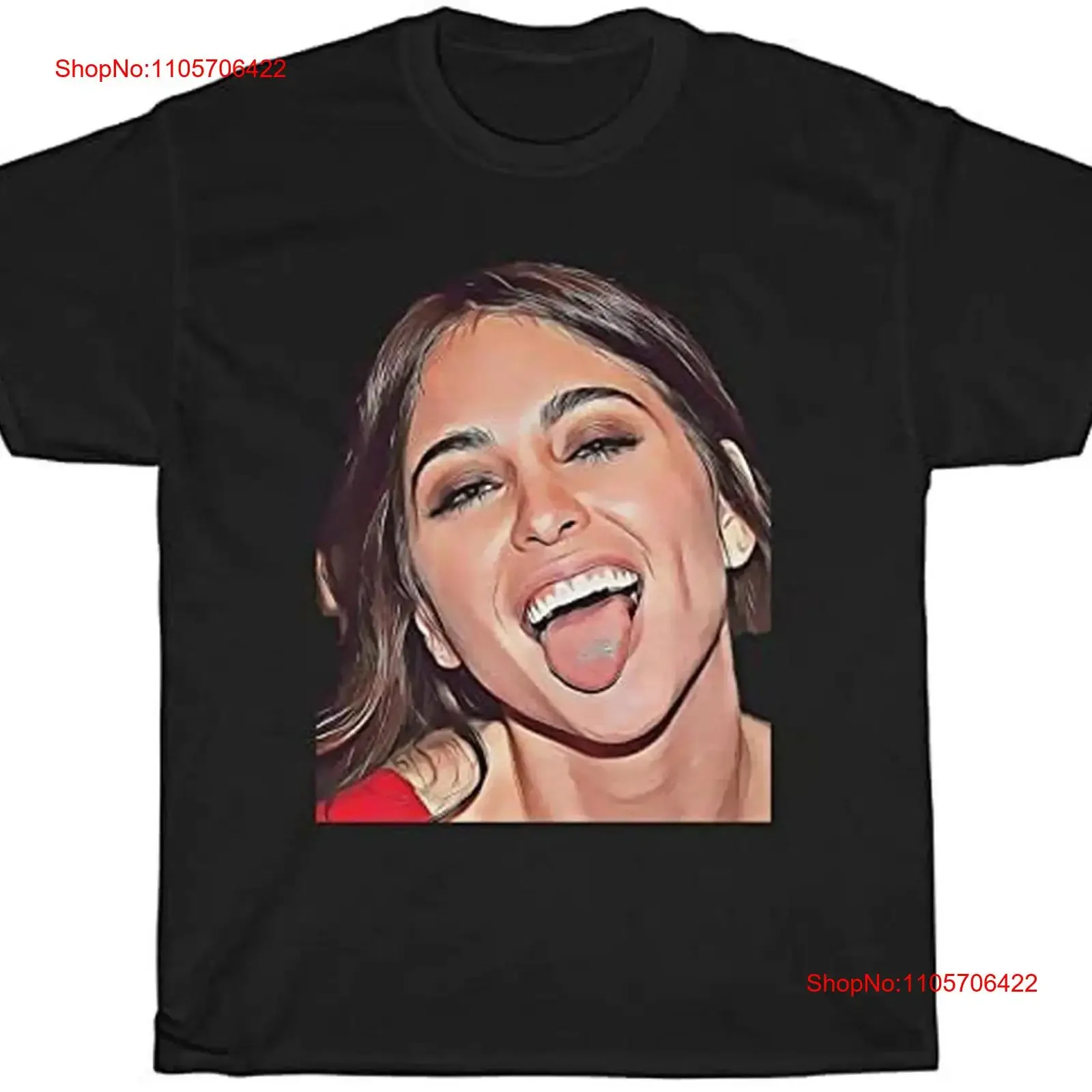 Riley Reid Cartoon shirt MatsuMake vintage Washed Slightly graphic Breathable Casual Top For Everyday Wear Stretched streetwear