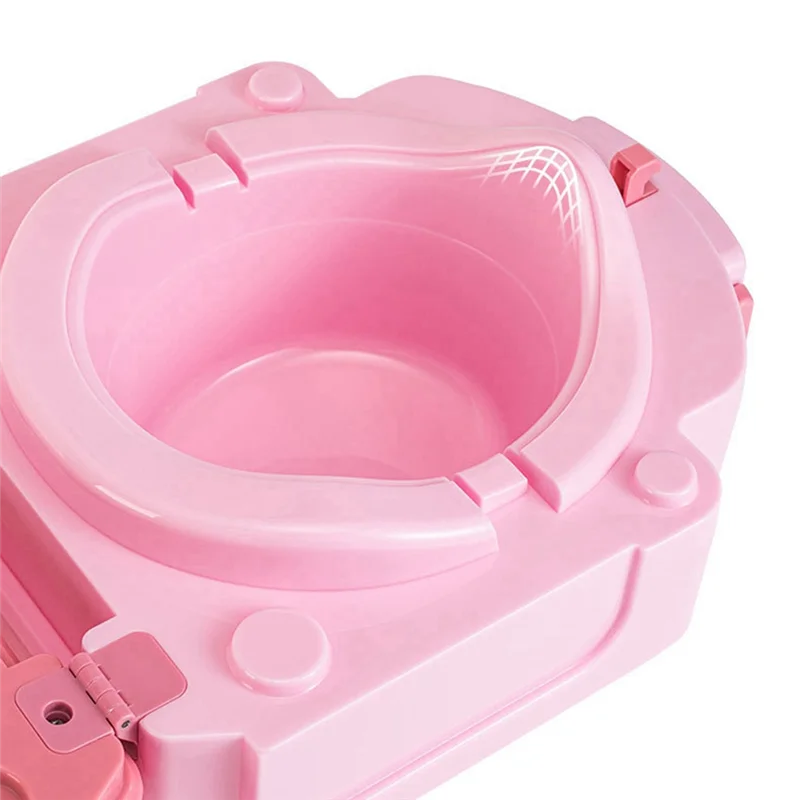 

Портативный детский горшок для малышей, дорожное сиденье для унитаза, подходит для использования на открытом воздухе, кемпинга и в автомобиле.