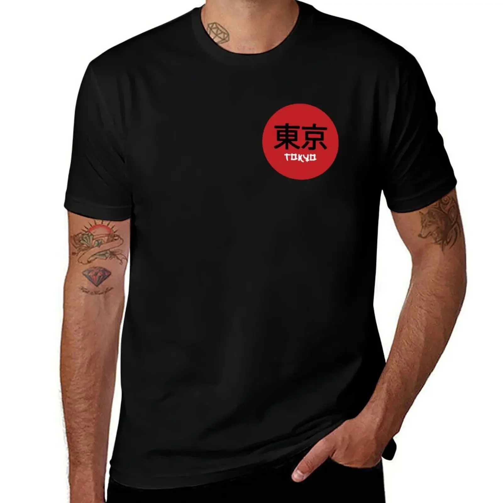 Red Sun Tokyo Graphic Japan T-Shirt shirts graphic tees anime tshirt mens t shirts casual stylish