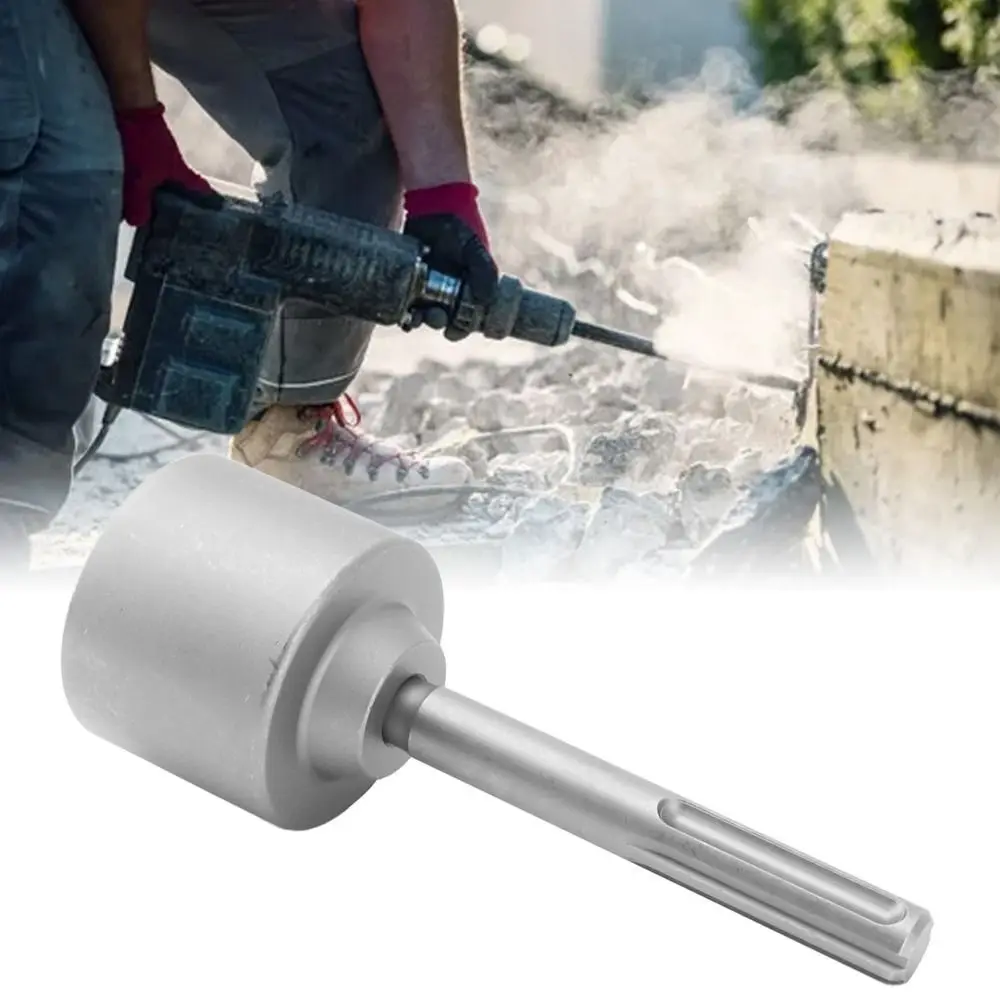 3/2.56/1.77 Inch Diameter Head Fence Post Pounder Steel SDS PLUS Shank Ground Rod Driver Post Driver Attachment