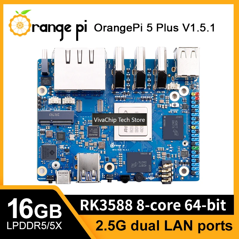 VivaCT Orange Pi5 Plus 16GB Ko – Orange Pi 5 Plus 16Gb recenzja i cena