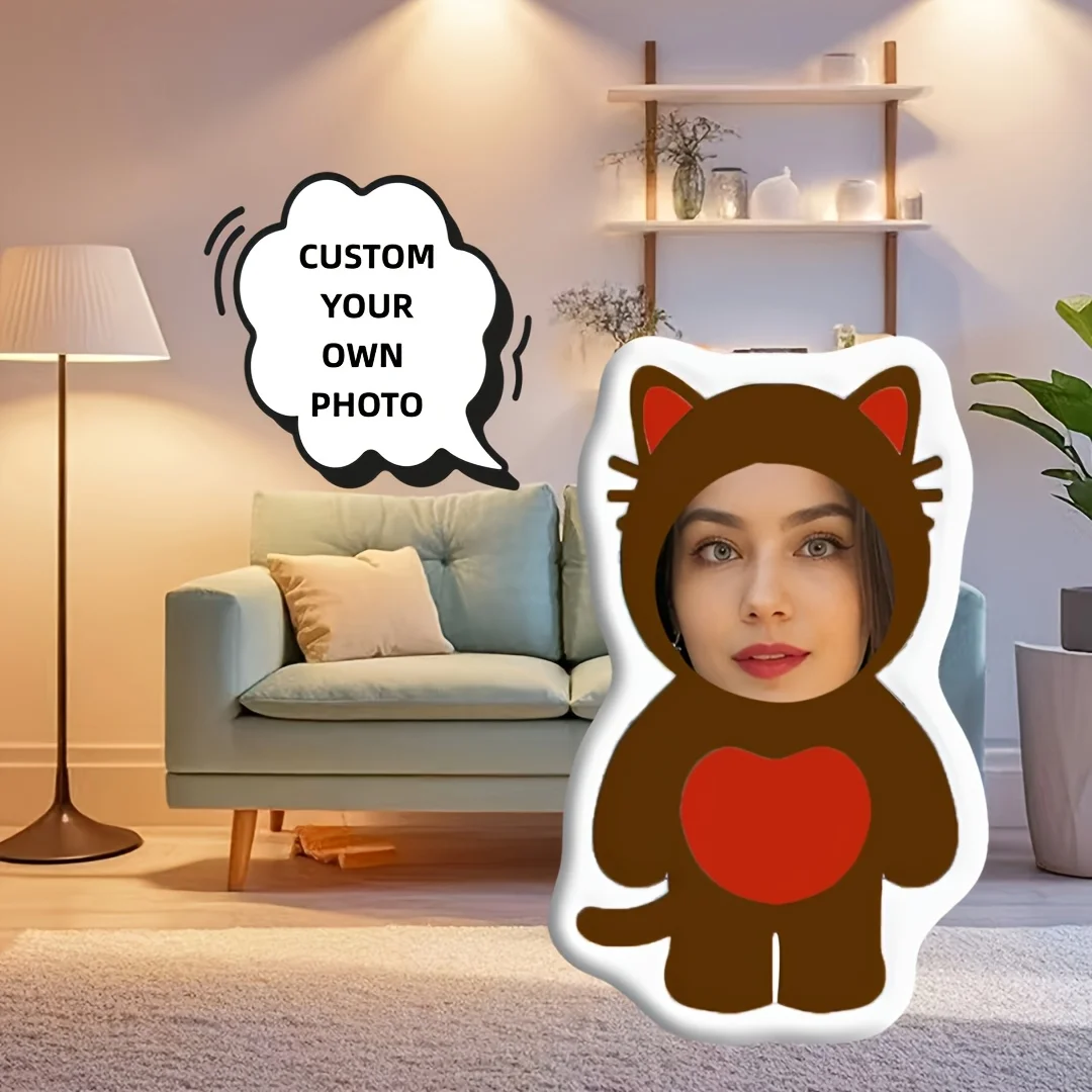 Personalized Photos // Customize Face Pillows with Images - Unique Gift Styles Featuring Your Own Photos, Suitable for Year-Roun