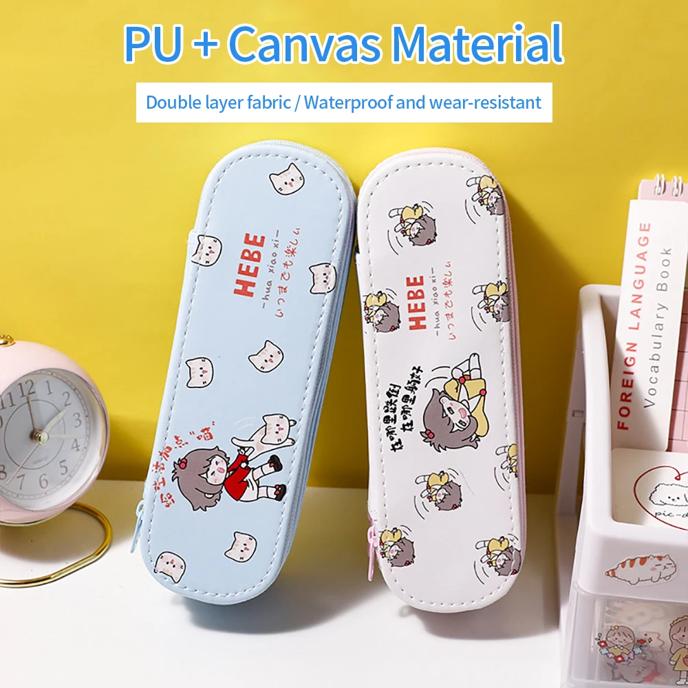 Large Capacity Cartoon Pencil Case School Stationery Supplies Student Pencil Case Children's Gift Pencil Bag