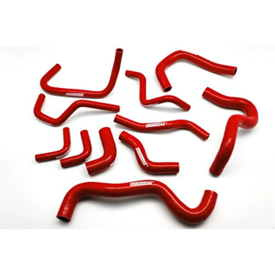 

Heater Silicone Hose Kit Red with Clamp Set for 1996-2001 Toyota Chaser Mark 2 VVTi JZX100 1JZ-GTE
