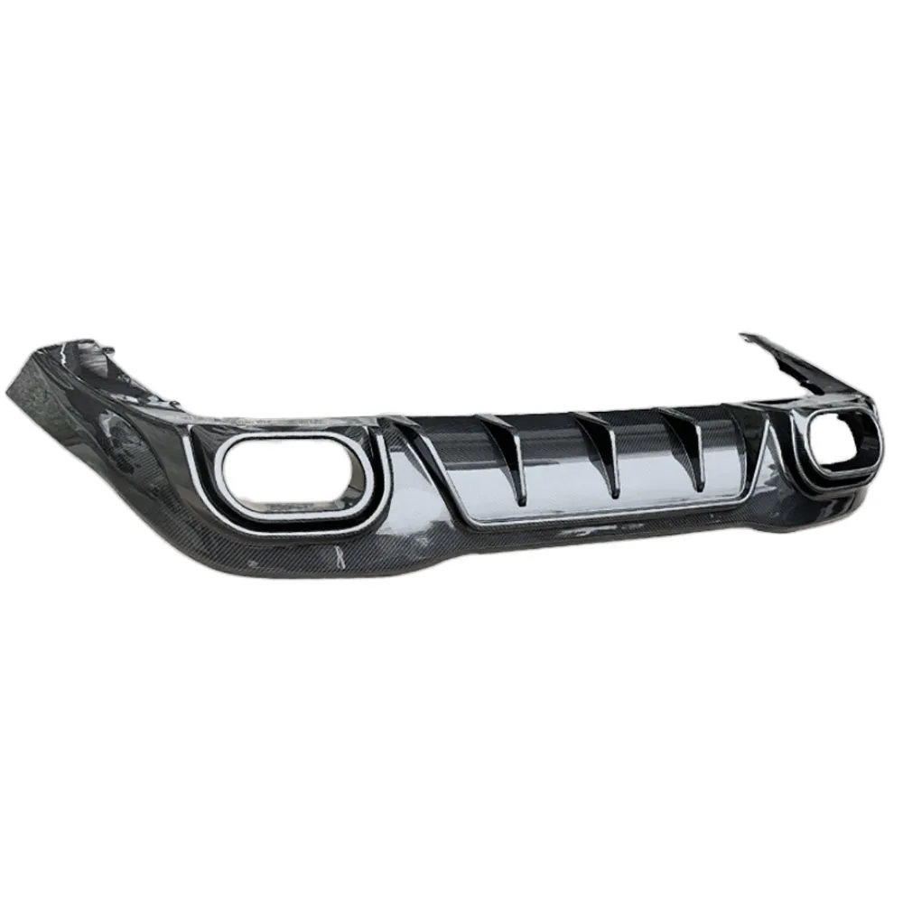 

B Style Dry Carbon Fiber Rear Diffuser Bumper Chin Splitters For Benz AMG GT63 63S Sedan 2019-2023 Accessories Rear Lip Spoiler
