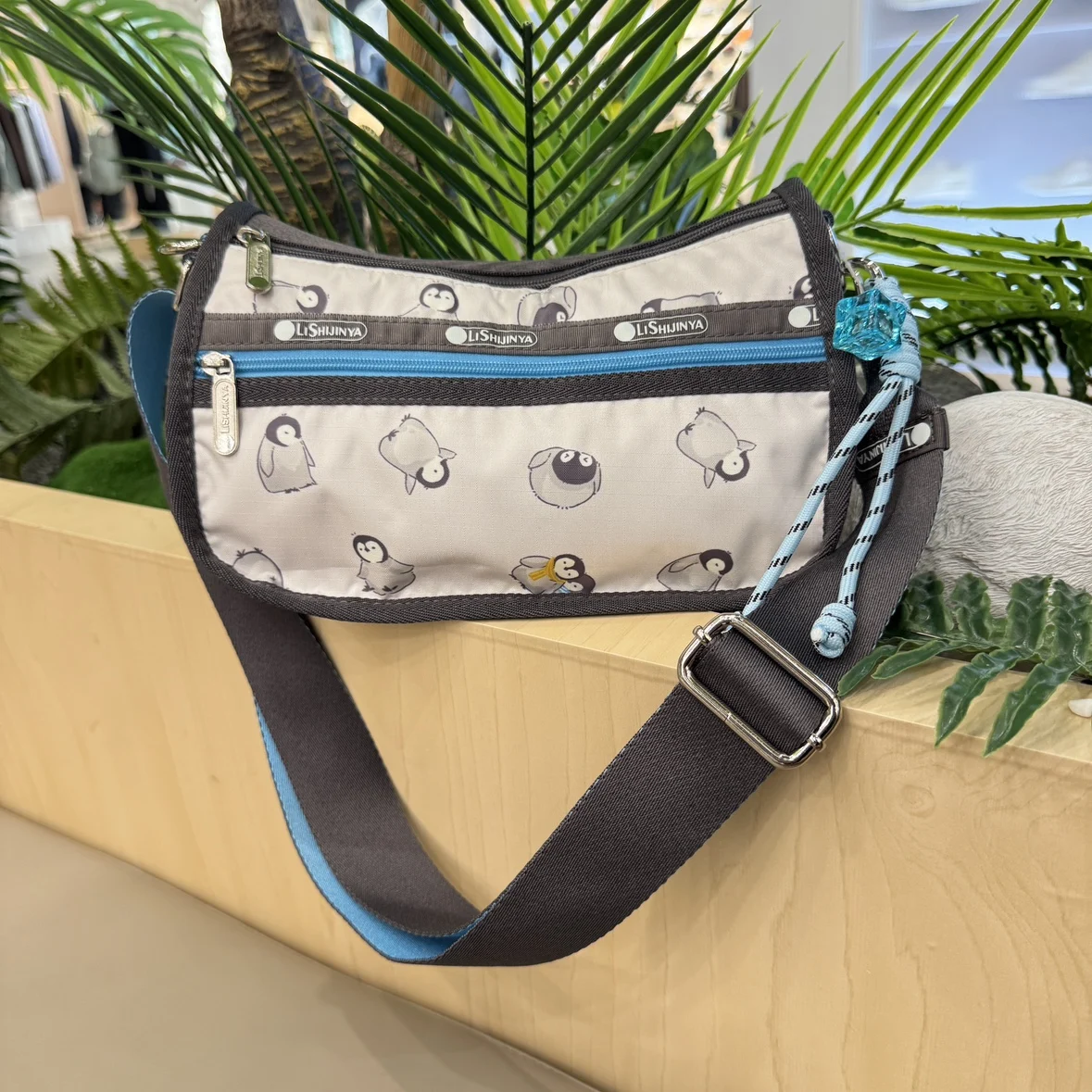 

Waterproof Nylon Crossbody Bag New Penguin Design Casual Sle Square ape ex Bag with Zipper for All Seasons