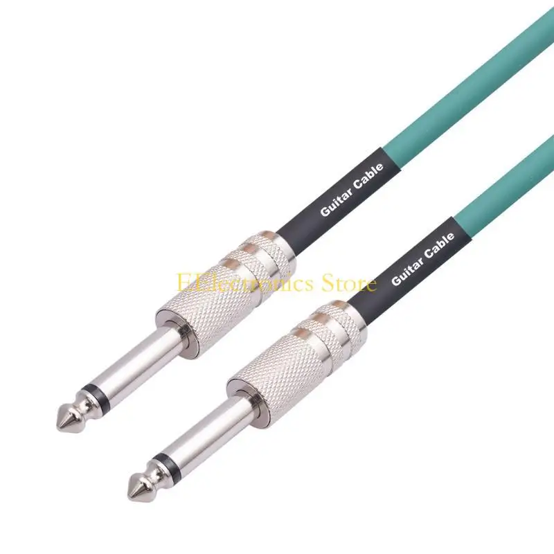 B03C Flexible 6.35mm Mono Cable for Electric Guitars Mixers and Active Speakers