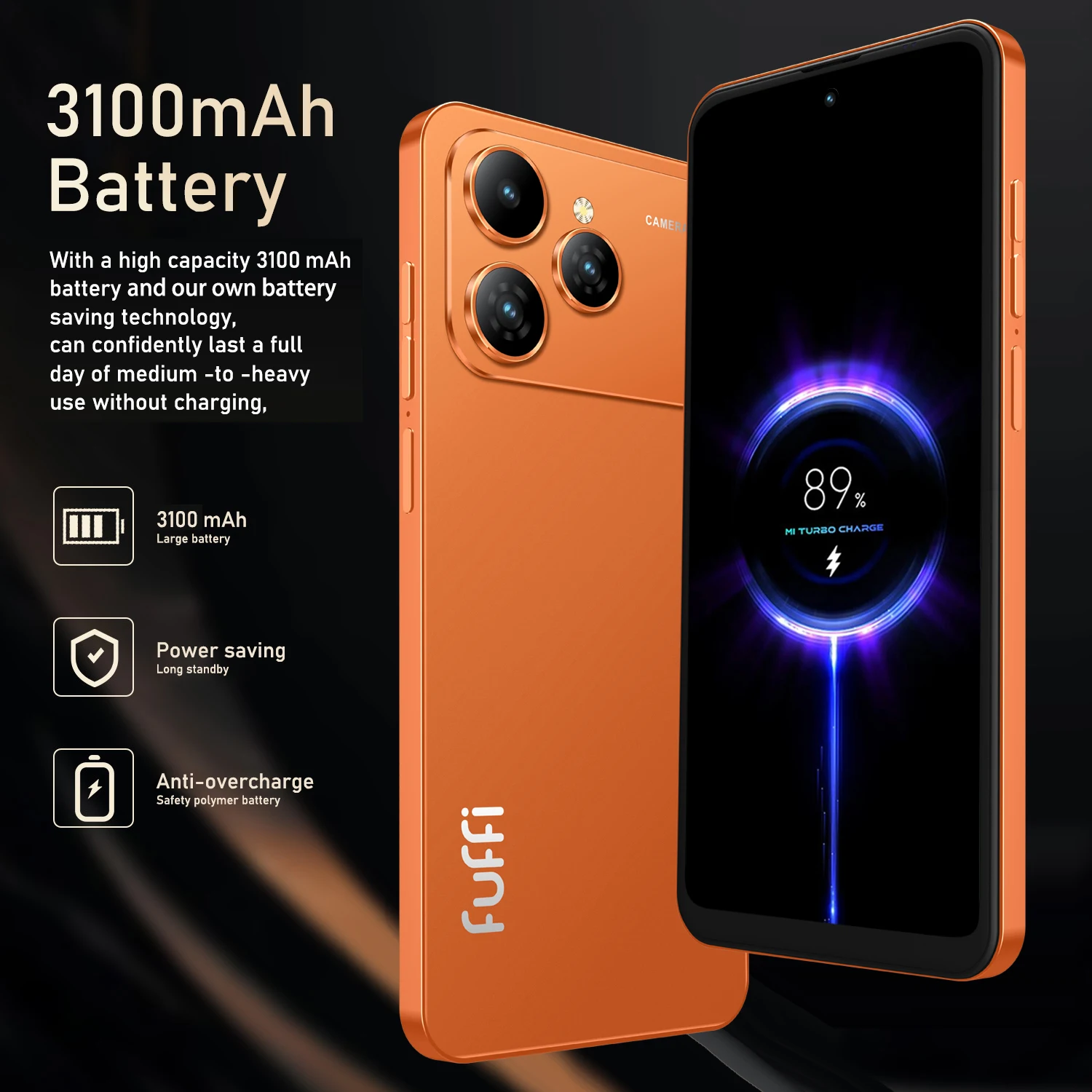 FUFFI Global Vision i17 Pro Max Smartphone Android 6GB RAM 128GB ROM 6.56 Inch Phone 720x1612HD 24+48MP 4G Network Mobile Phones view 5