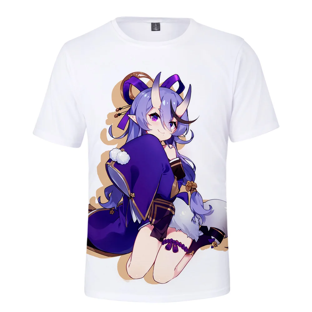 Vtuber Rindou Mikoto 3D Print primavera estate Preppy uomo/donna Street Clothes t-shirt Streetwear Kawaii Streetwear style Tshirt