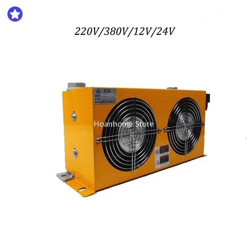 

Hydraulic Oil Cooler Air-cooled Oil Radiator 60L/MIN 24V/12V/220V/380V Hydraulic Air Cooler