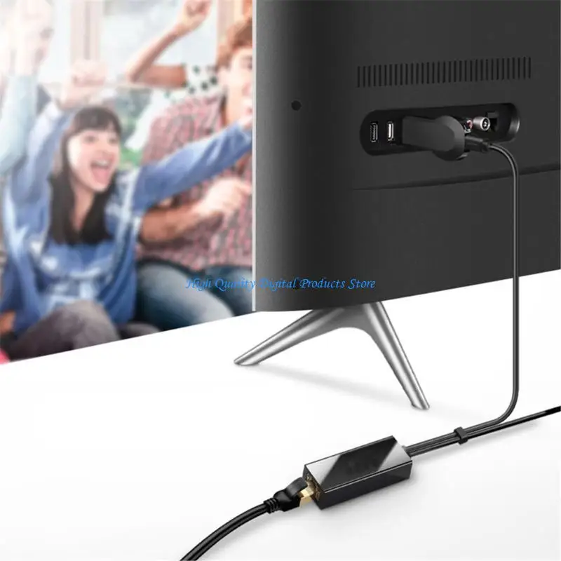 

U2JE USB 2.0+USB 5pin to Ethernet Adapter 10/100Mbps Networking Adapter RJ45 to USB 2.0 LAN Internet Adapter Converter