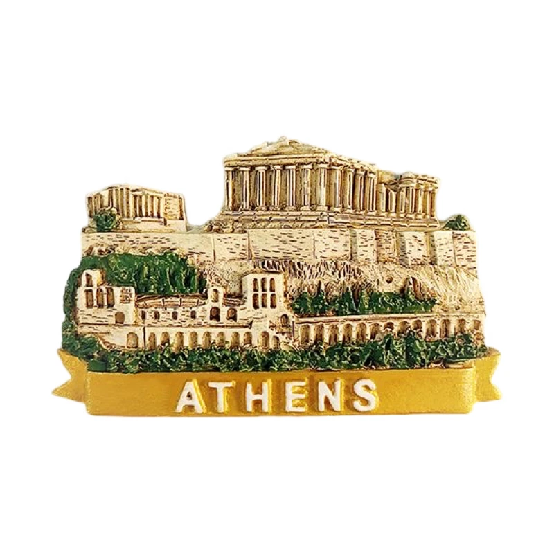 Greece Fridge Magnets Travelling Souvenirs Athens Acropolis Parthenon Temple Wedding Gifts Refrigeraotr Stickers