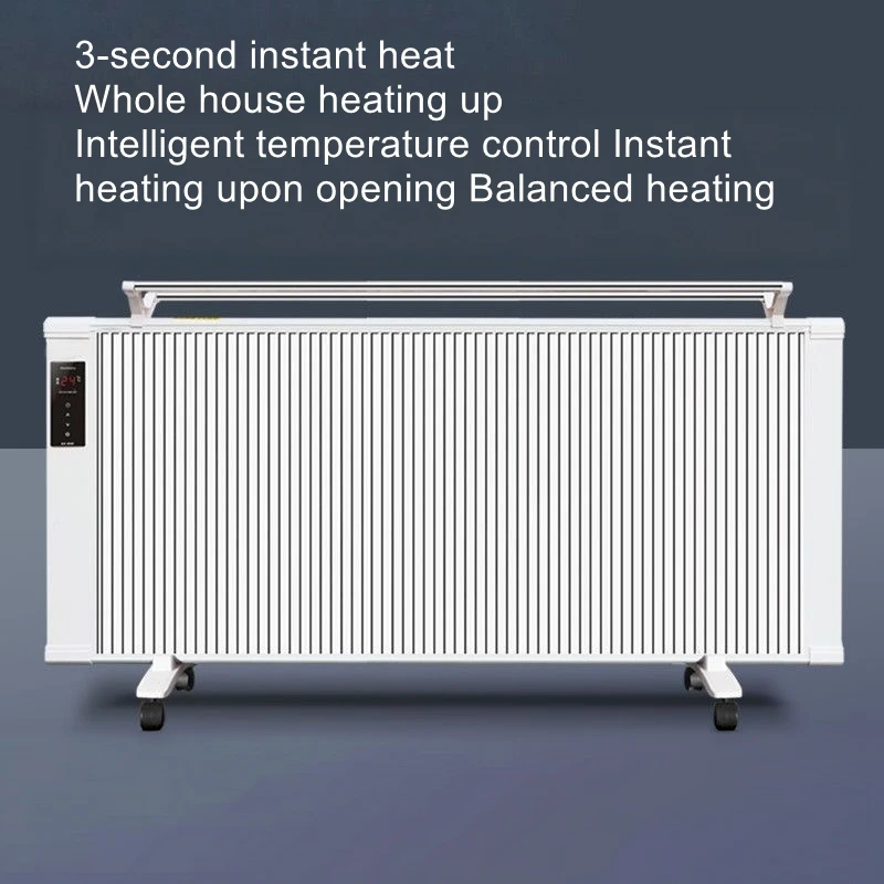 Carbon Fiber Heater, Electric Heater, Wall-Mounted Graphene Electric Radiator, Large Living Room, Energy-Efficient, Fast Heating